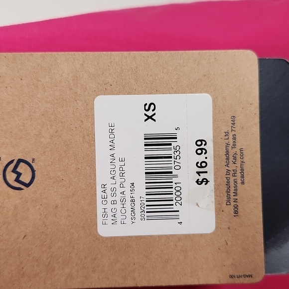 Magellan Girls Pink Fish Gear Shirt Size XS NWT - Picture 7 of 12